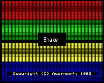 Snake (1982)(Acornsoft)[h TSTH] screen shot title